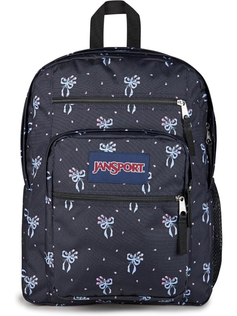Spacious 34L Backpack with 15" Laptop Sleeve - Stylish Pastel Petals Design